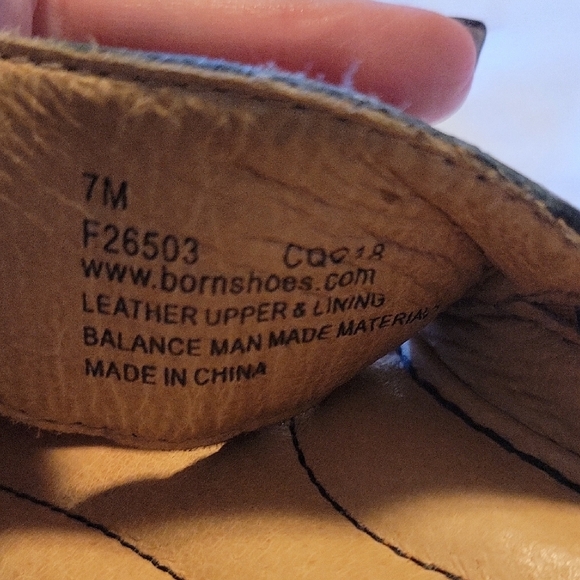 Born Black Leather Sandals - Picture 4 of 4